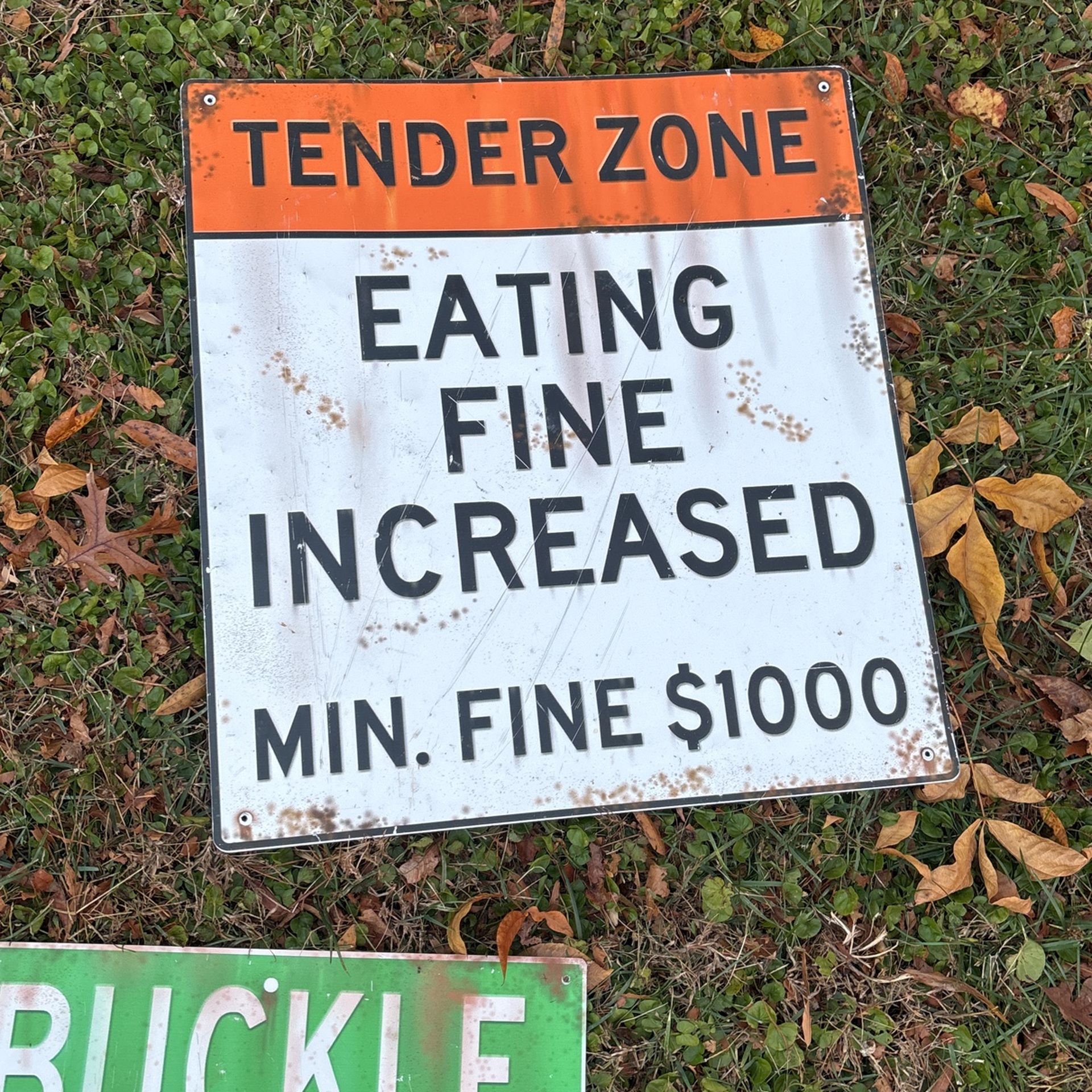 Metal Sign Food Related