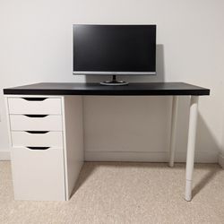 Ikea Desk With Storage Cabinet 