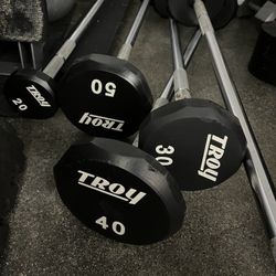 Troy Barbells Set Like Brand New 