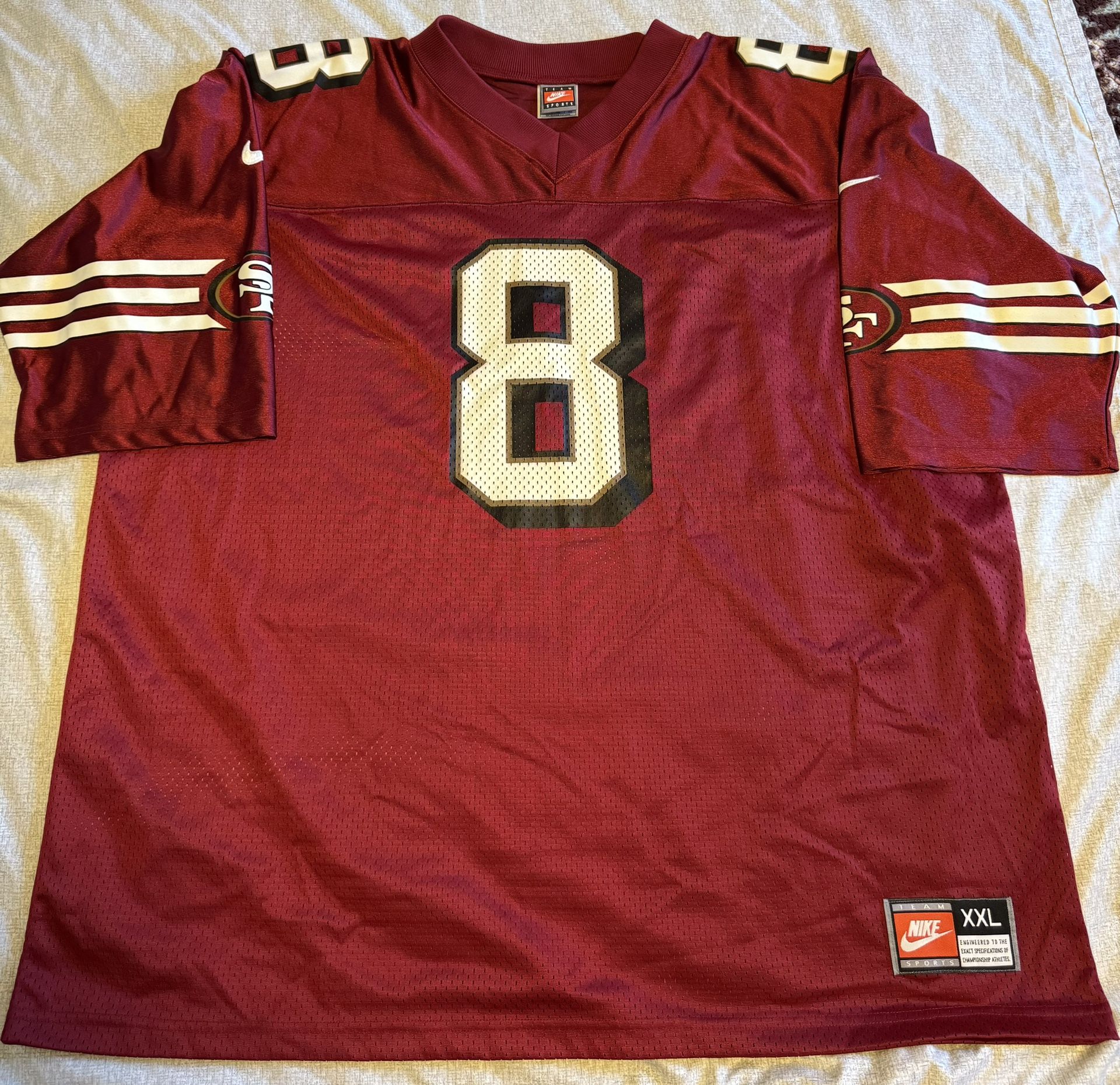 SF 49ers Nike Air Size 2XL Steve Young Jersey #8 San Francisco Vintage