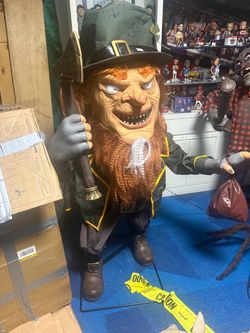 Spirit Halloween Evil Leprechaun Animatronic