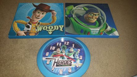 3 Piece Toy Story Picture Set