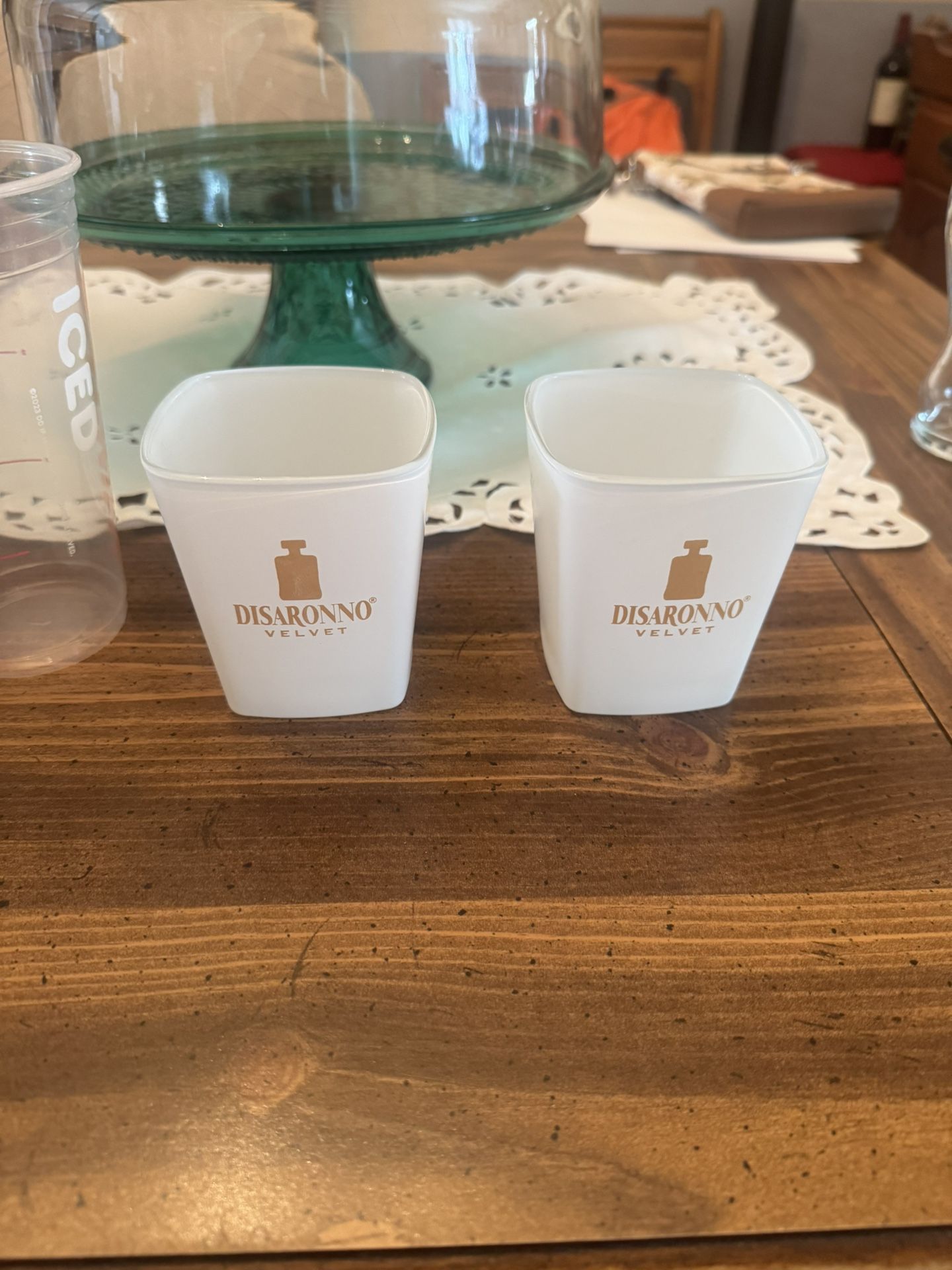 White Disaronno Glass’s
