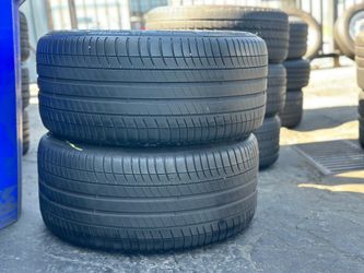 PAIR OF TIRE 275 40 19 MICHELIN 85% LIFE