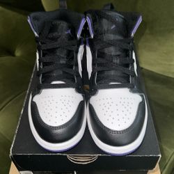 NEW Jordan 1 MID Court Purple 3Y