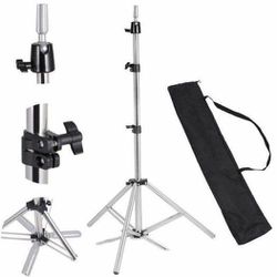 NEW - Adjustable Mannequin Tripod Stand For Cosmetology Head