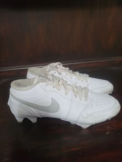 Nike Jordan 1 Football Cleats White