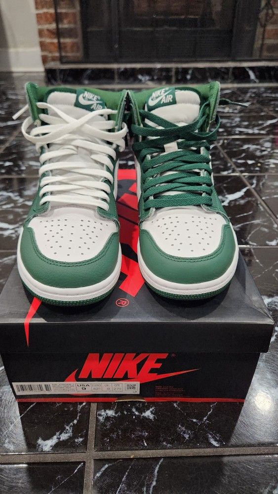 Jordan 1 Gorge Green Sz9 New