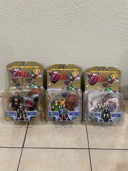 Zelda Ocarina of Time Action Figure Set of 3