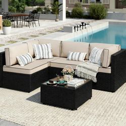 Outdoor Patio Furniture Set, 5 Pieces 