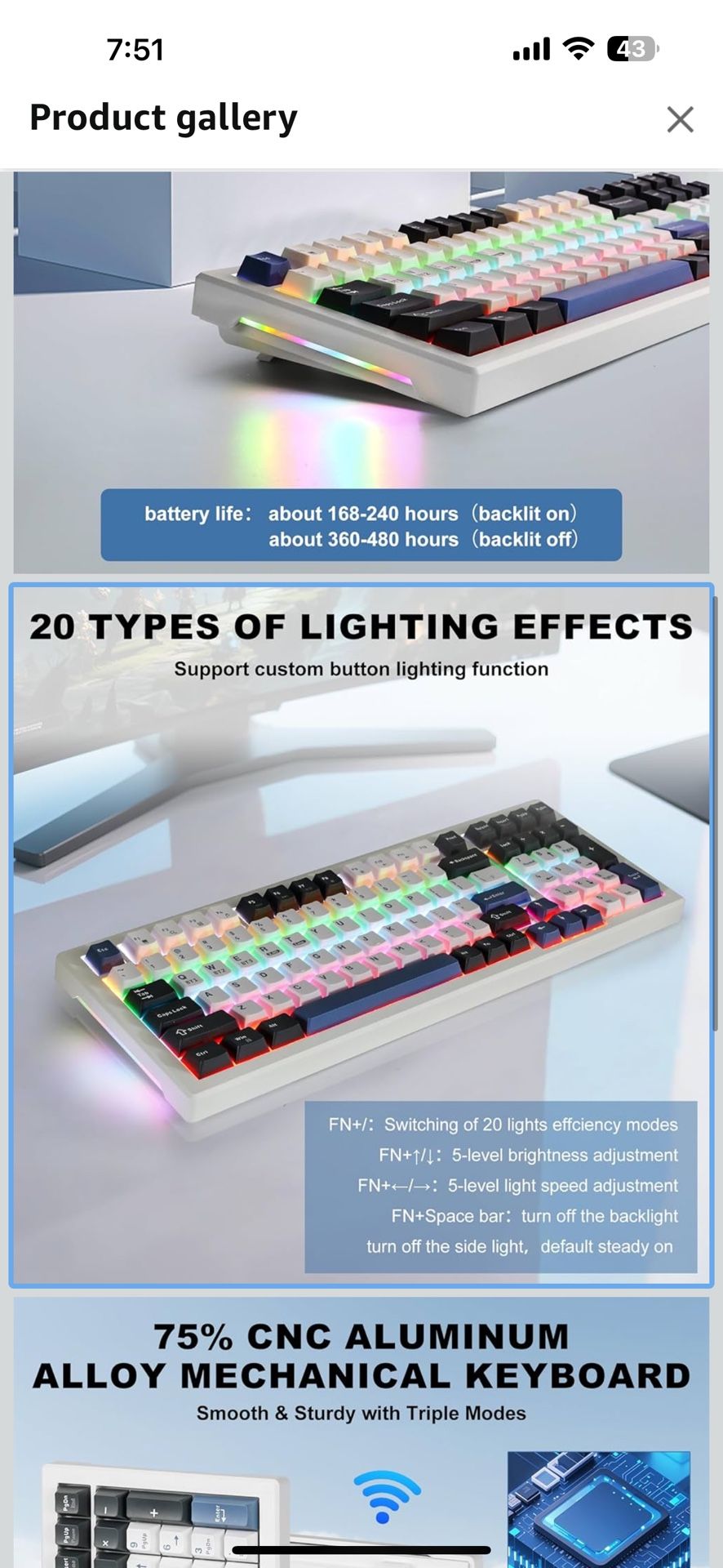 Tri-Mode Mechanical Keyboard