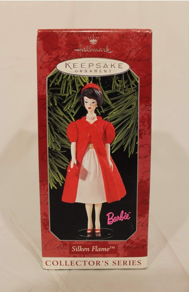 1998 Silken Flame Barbie Hallmark Ornament