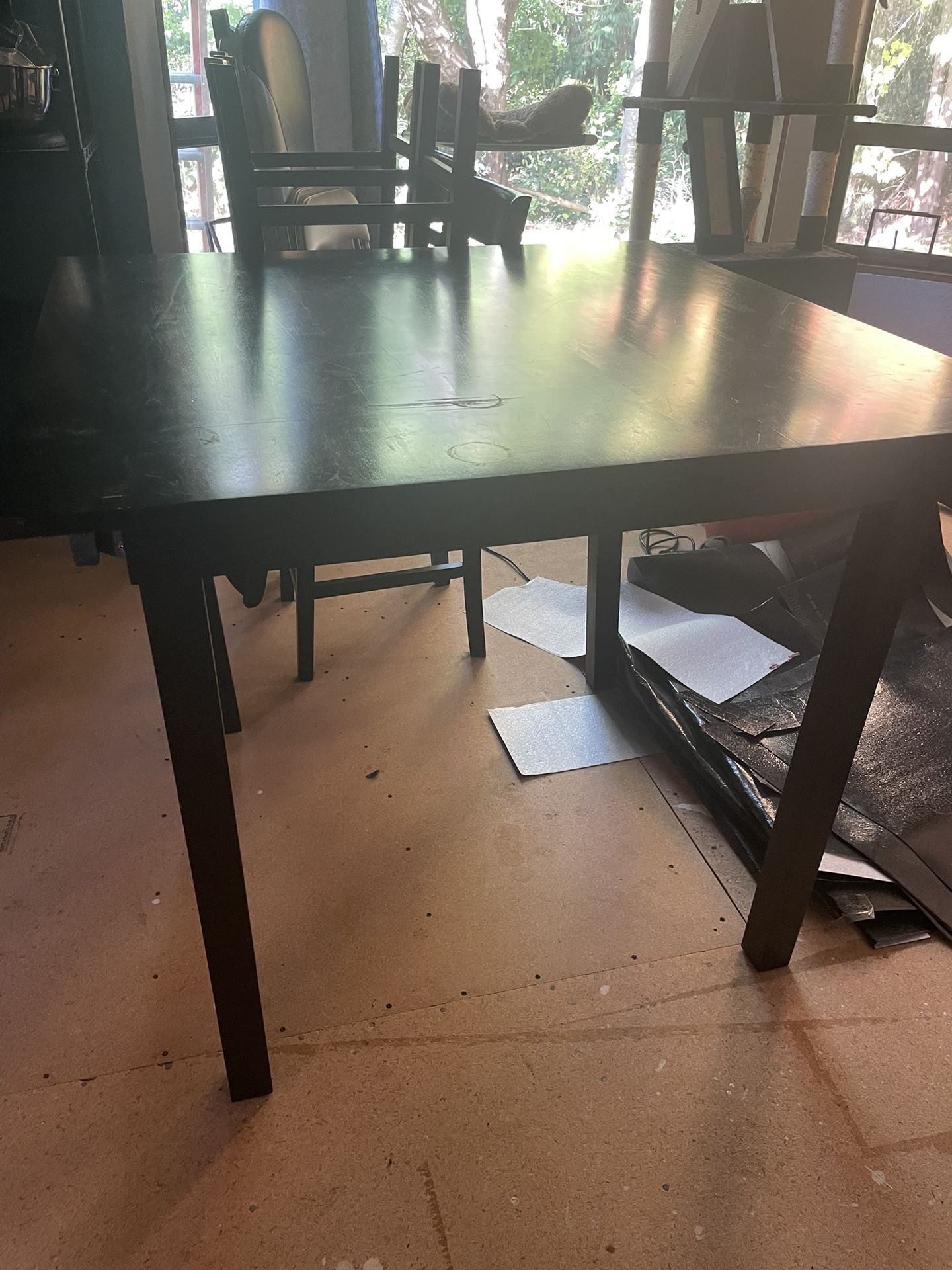 Free Black Bar Height Table and Chairs