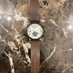 Fossil Watch Watch Leather Strap