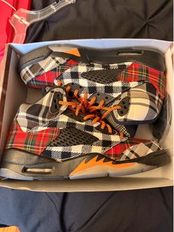 Brand New Jordan 5 Retro Plaid (PS) Sz 6.5 FD4812-008