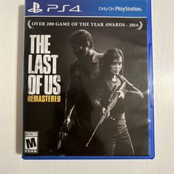 The Last Of Us Remastered PS4 Version
