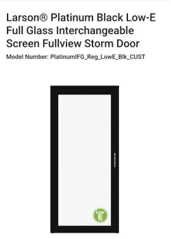 Storm Door Brand New! High Quality!