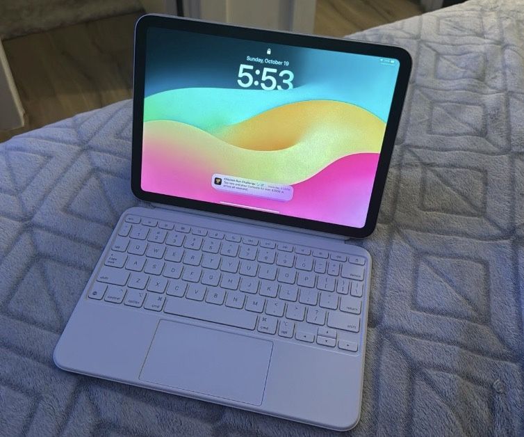 iPad 10 with Magic Keyboard