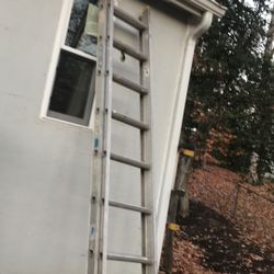 Werner Aluminum 20 Ft Extension Ladder Great Condition 