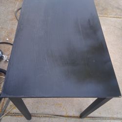 3' 6" Black Table Good Condition 