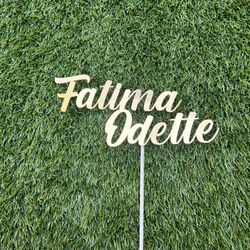 Cake Topper Name