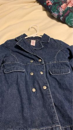 Gymboree Girls Denim Blazer Coat size 5