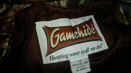 Gamehide camo bib