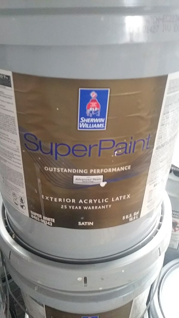 Super white paint exterior for Sale in Worth, IL OfferUp