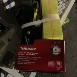 Husky 27ft X2 In Heavy Duty Ratchet Tie Down