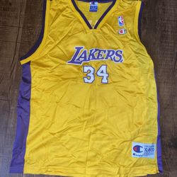 NBA Champion Lakers O’Neill Jersey 