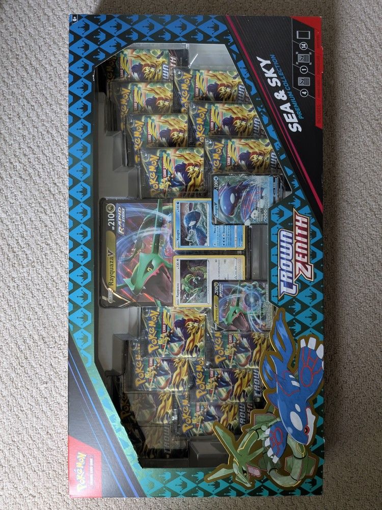 Sea & Sky Premium Collection & Crown Zenith Pokemon