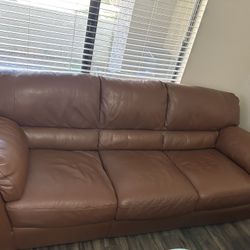 Natuzzi Leather Sofa