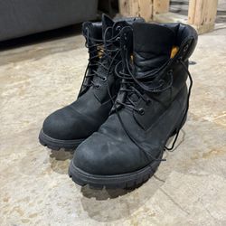 Black Timberland Boots M12 *Gently Used*
