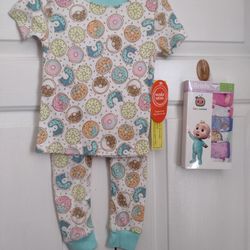 2 pc Pajamas Set with CocoMelon Briefs