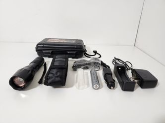 Goreit Rechargeable Flashlight Tactical Super Bright Torch Zoomable