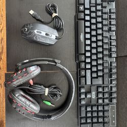 Orzly Gaming Keyboard, Mouse, and Headset complete set