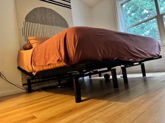 King size adjustable bed frame 2x twin frames