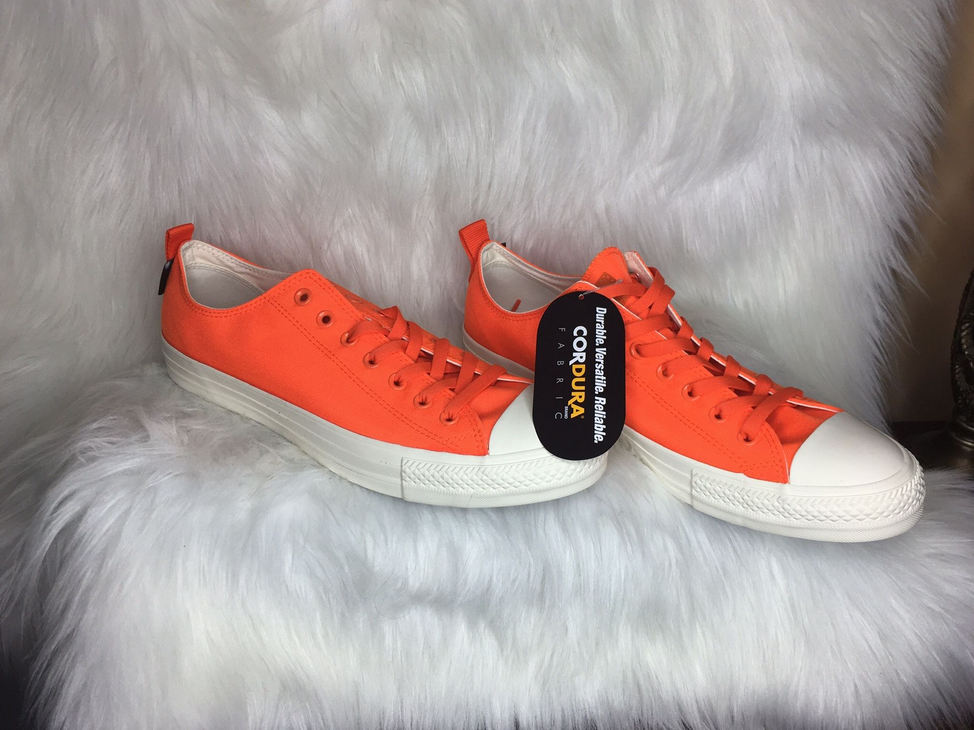 Converse Cordura upper shell, bright orange, Brand New