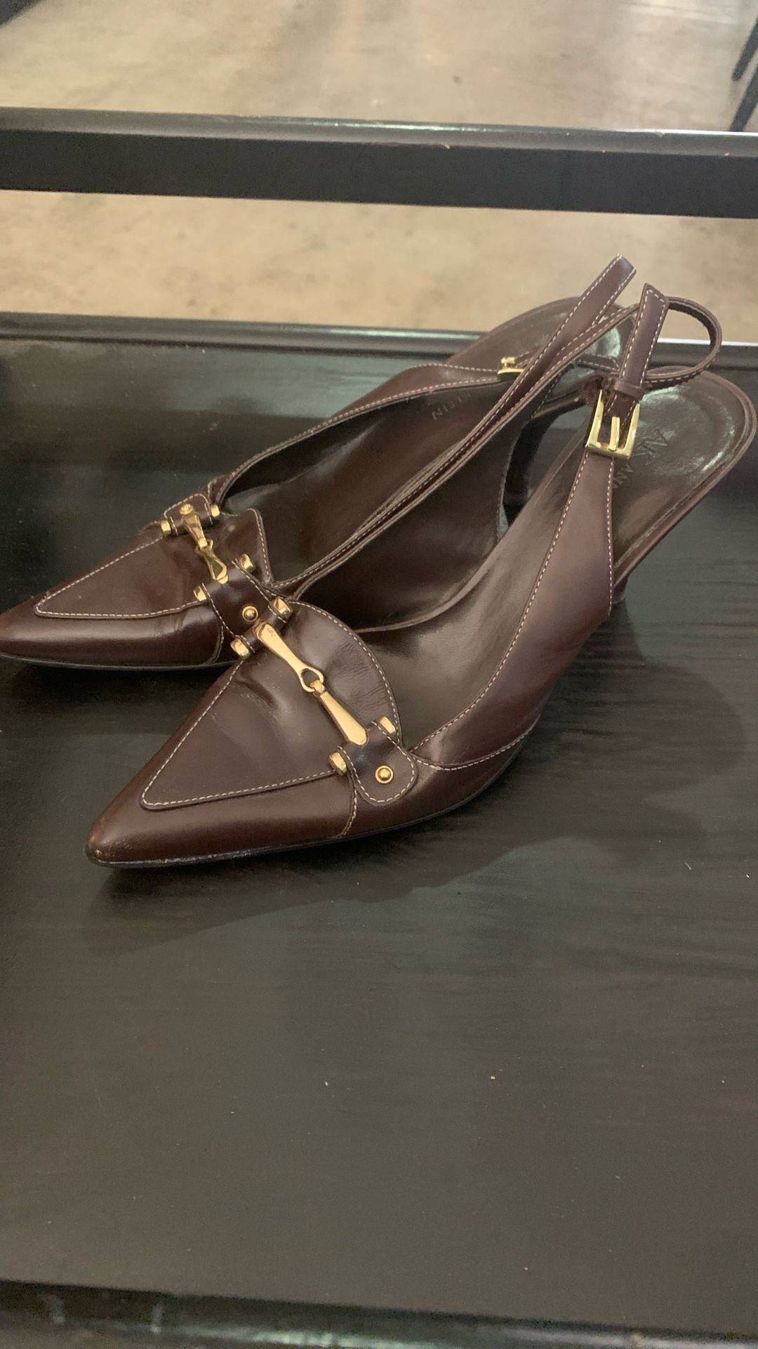  Brown Short Heeled 