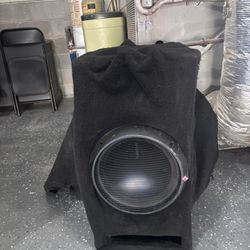 Custom Fiberglass 12” Subwoofer Box w/ Sub (Rockford Fosgate) – Loud Bass