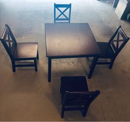.Cherry  colored  wood Childrens  table