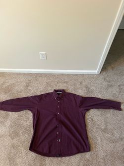 Tommy Hilfiger Holiday Tartans Plaid Button-Down XL