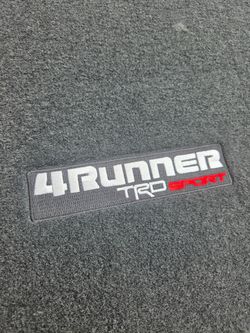 Toyota Forerunner TRD sport floor mats, new