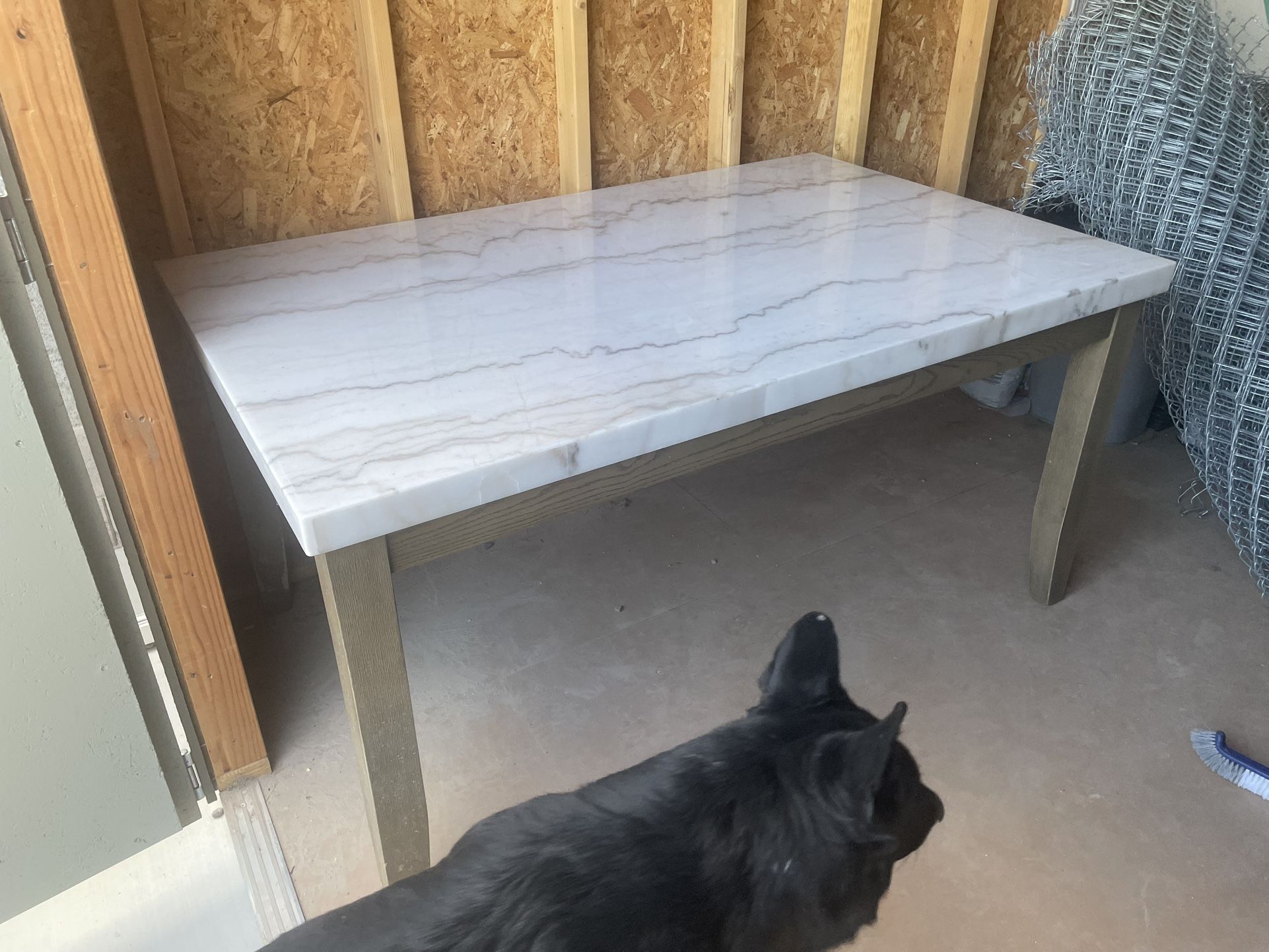 Granite dining room table 