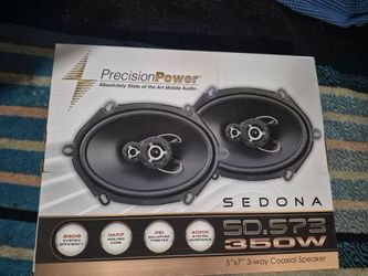 5x7 precision power speakers