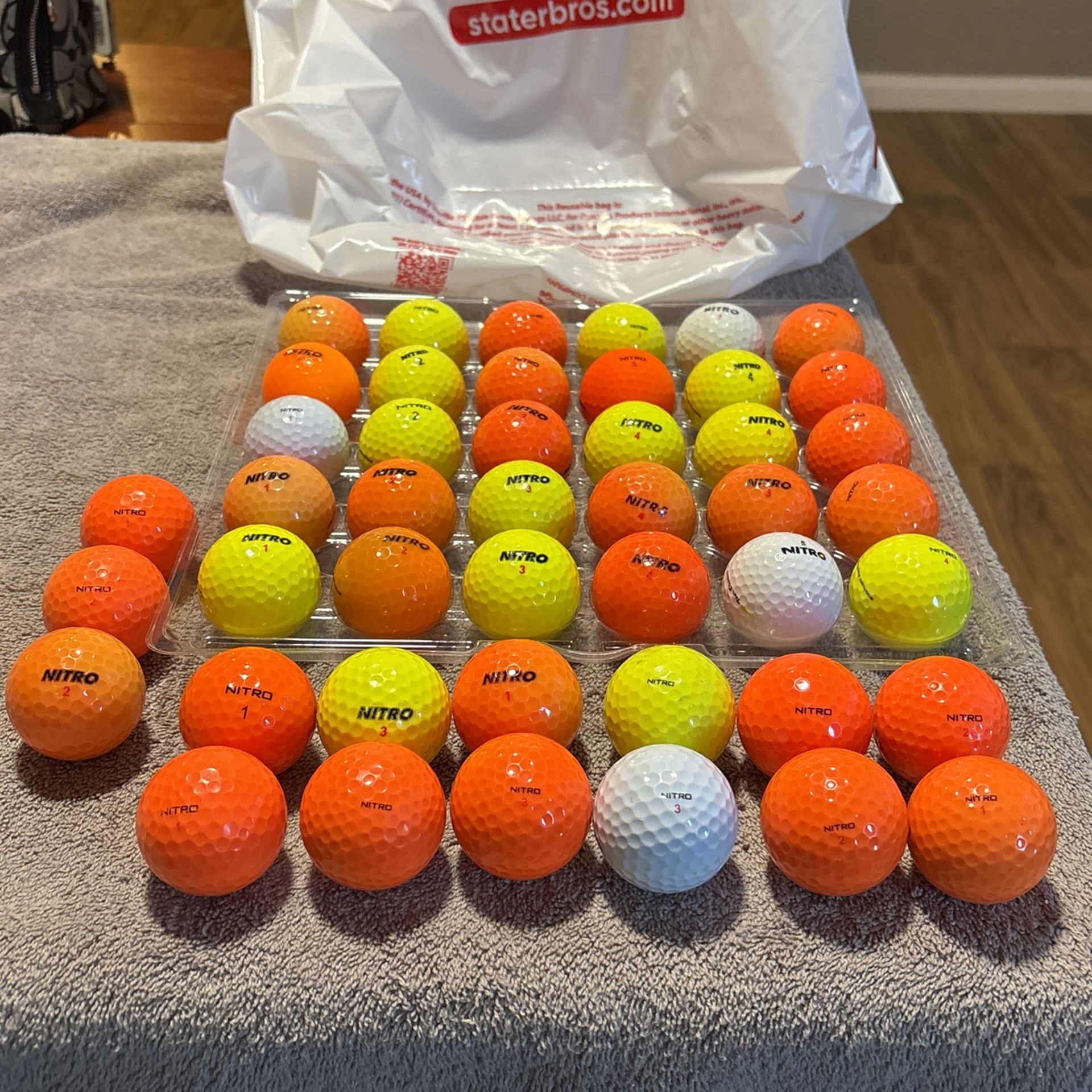 Golf. Balls. NITRO 43 Balls