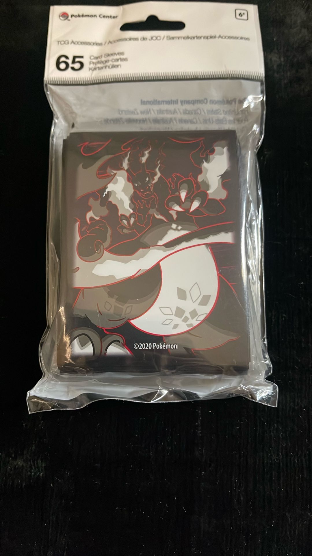 Pokemon Center Gigantamax Charizard Sleeves