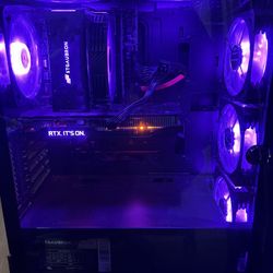 STGAUBRON SKPS 650 Tower Desktop PC RTX Graphics Card Illuminated Cooling Fans