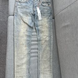 Mens PURPLE Jeans Sz34