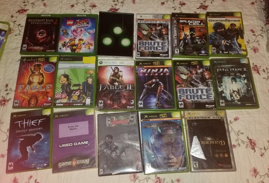 Xbox And Ps2 Games